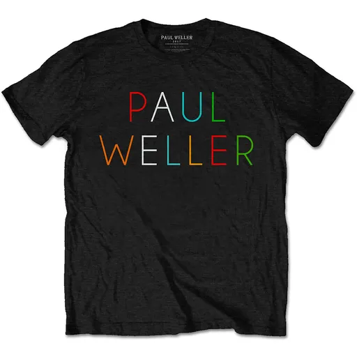 Paul Weller tričko Multicolour Logo Čierna S