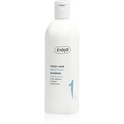 Ziaja Plant Essentials Baobab Leaves vyhladzujúci šampón pre kučeravé vlasy 400 ml