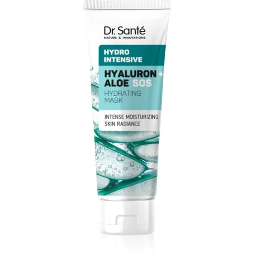 Dr. Santé Hydro Intensive Hyaluron + Aloe hydratačná maska pre všetky typy pleti 75 ml