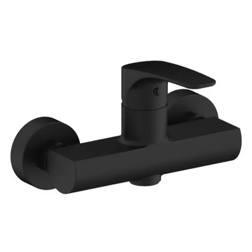 Sprchová batéria SAT Project bez sprchového setu 150 mm čierna matná SATBSPRO268C