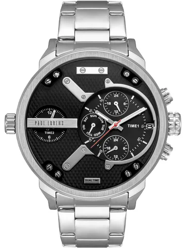 PÁNSKE HODINKY PAUL LORENS - PL20021B-1C1 (zg389d) + KRABIČKA