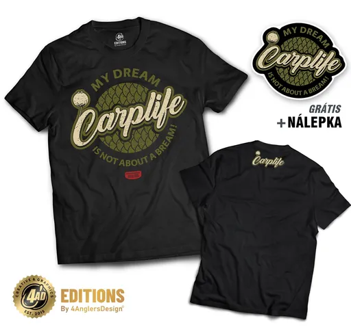 4anglersdesign tričko carplife - s