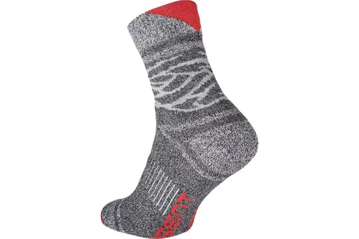 OWAKA ponožky sivá/červená č.41/42