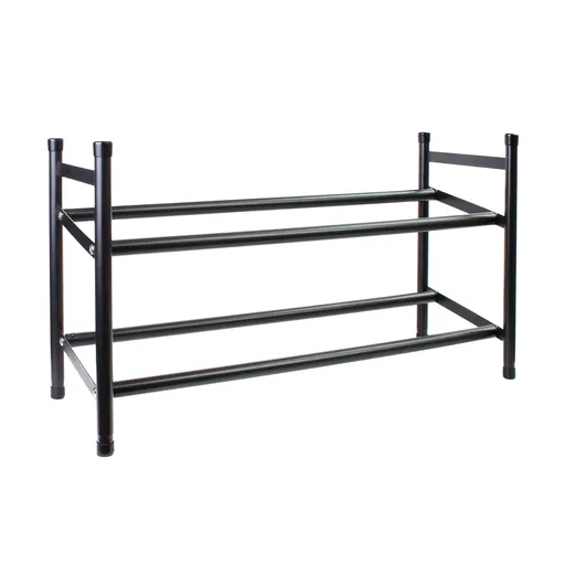 Kovový nastaviteľný botník TORO 2 poschodia