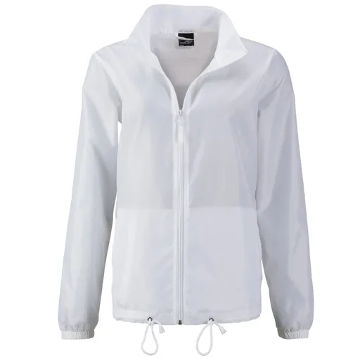 James & Nicholson (Daiber) Dámska vetrovka JN1131 - Biela | 2XL