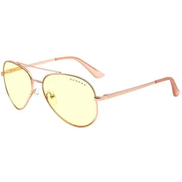 GUNNAR Maverick Rosegold, jantárové sklá (MAV-01701)