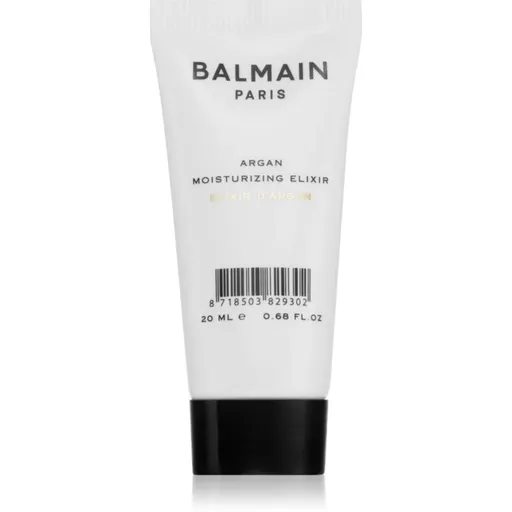 Balmain Hair Couture Argan olejový elixír pre lesklé a uhladené vlasy cestovné balenie 20 ml