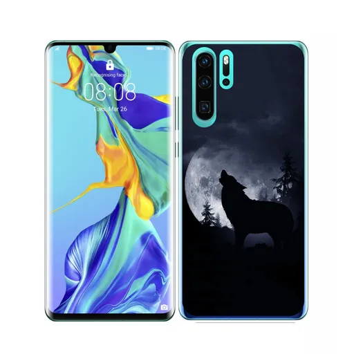 MY ART Ochranný kryt Huawei P30 Pro WOLF (247)