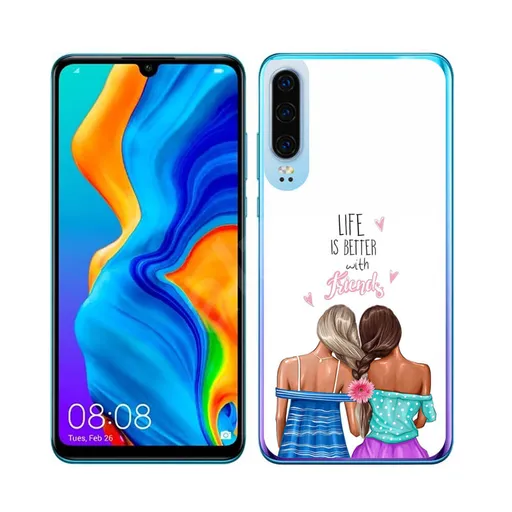 PROTEMIO MY ART Ochranný obal Huawei P30 FRIENDS (060)