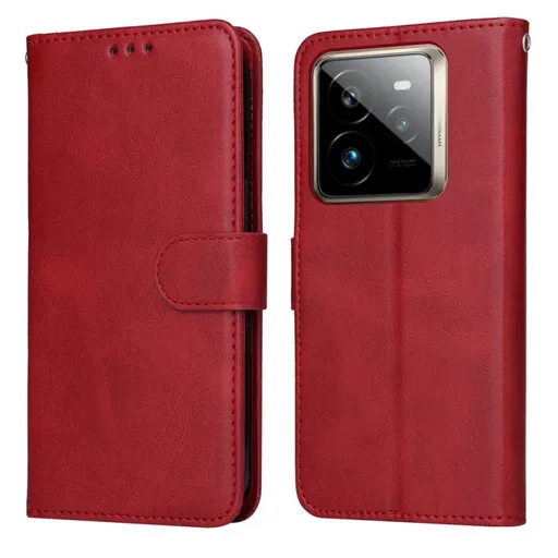 SMOOTH Peňaženkové puzdro pre Realme GT 7 Pro 5G červené