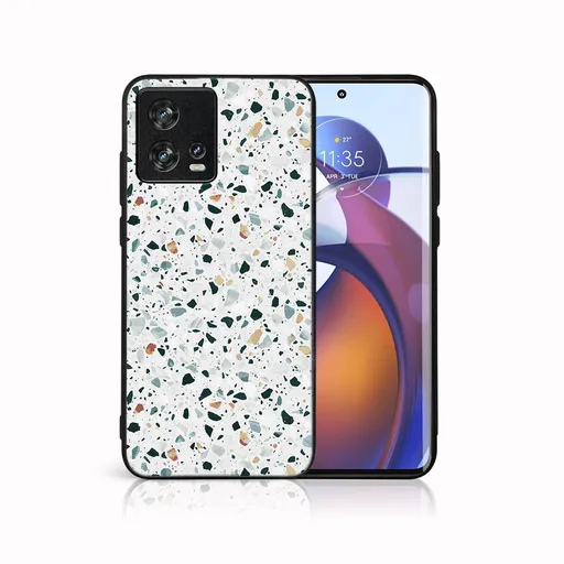 MY ART Ochranný kryt pre Motorola Edge 30 Fusion GREY TERRAZZO (163)