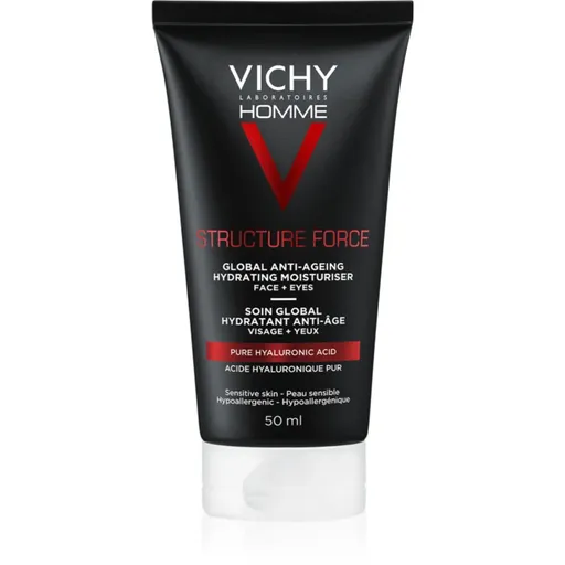 Vichy Homme Structure Force spevňujúci protivráskový krém s kyselinou hyalurónovou 50 ml