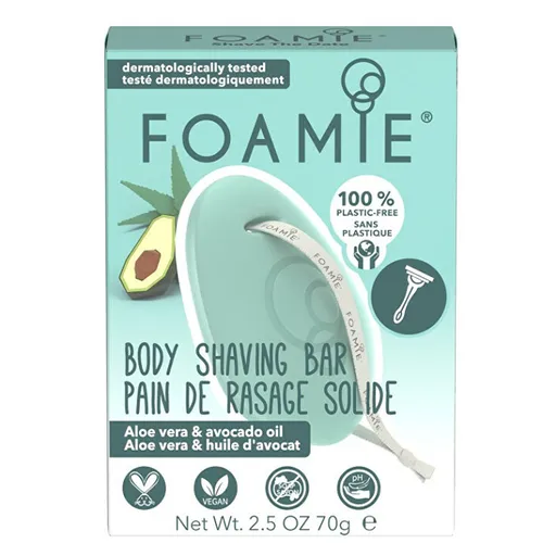 FOAMIE Tuhá pena na holenie Aloe You Very Much Body Shaving Bar 70 g