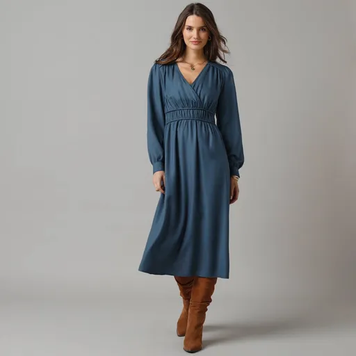 Dlhé jednofarebné šaty