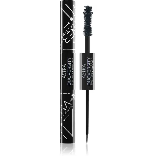 Astra Make-up Duoversity riasenka a očné linky 2 v 1 odtieň 07 Black Mirror 2x3,5 ml