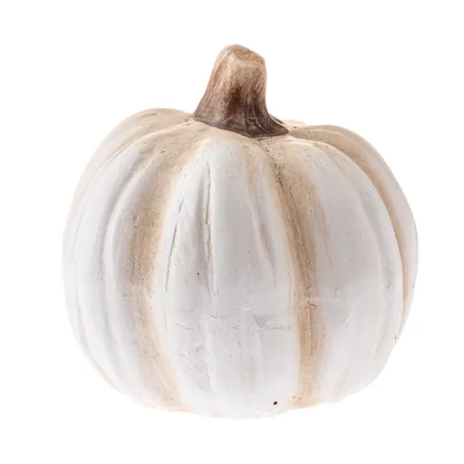 Jesenná dekorácia Tekvica keramická, 12 x 11,6 cm