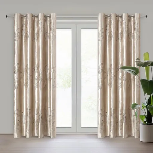 ArtFir Záves IDALIA K | béžová/zlatá 140 x 250 cm