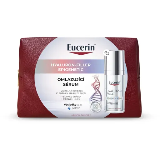 Eucerin Hyaluron-Filler Epigenetic omladzujúce sérum kozmetická taštička