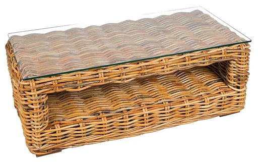 DEOKORK Záhradný ratanový stolík TOSCA