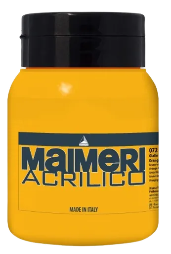 MAIMERI ACRILICO - Akrylové farby 072 - orange yellow, 0,5 L