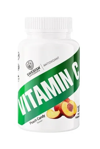 Vitamin C - Swedish Supplements 100 chewable tbl. Peach