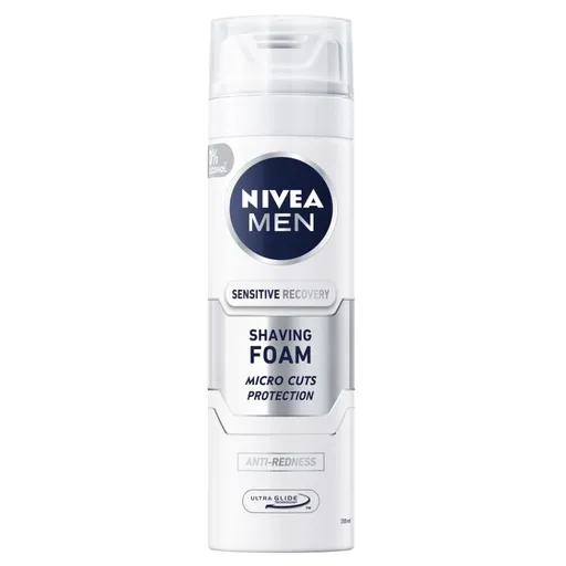 NIVEA Men Pena na holenie Sensitive Recovery 200 ml