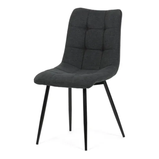 Jedálenská stolička Autronic 46x91 cm sivá látka DCL-193 GREY2