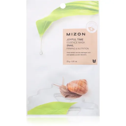 Mizon Joyful Time Snail vyživujúca plátienková maska so spevňujúcim účinkom 23 g