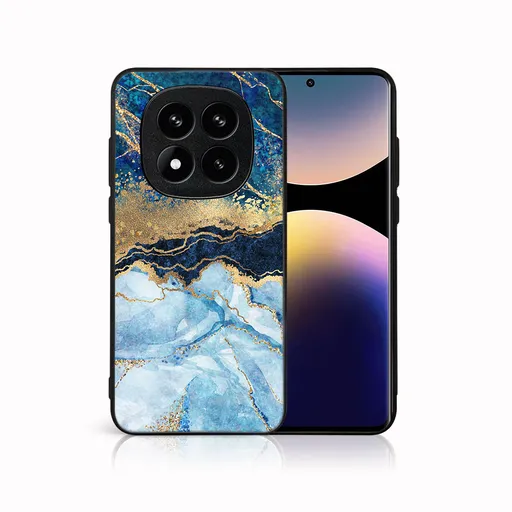 MY ART Ochranný kryt pre Xiaomi Redmi Note 14 Pro+ 5G BLUE MARBLE (141)