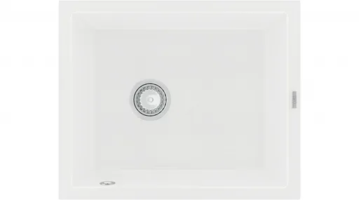 MEXEN MEXEN - Pedro granitový drez 1 560x460 mm, biela 6508561000-20