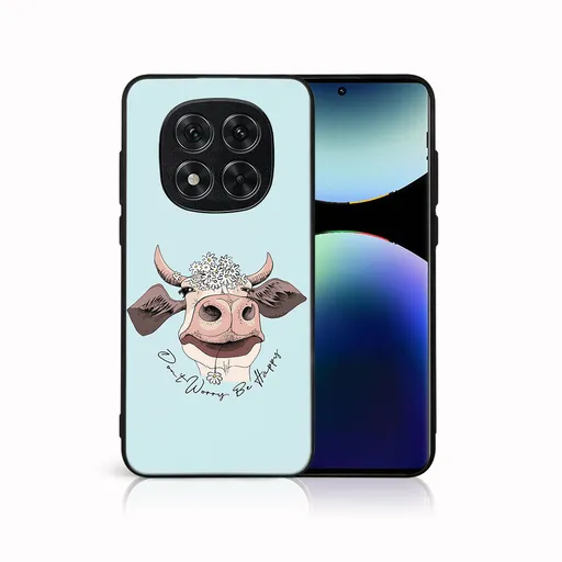 MY ART Ochranný kryt pre Xiaomi Redmi Note 14 Pro 5G HAPPY COW (181)