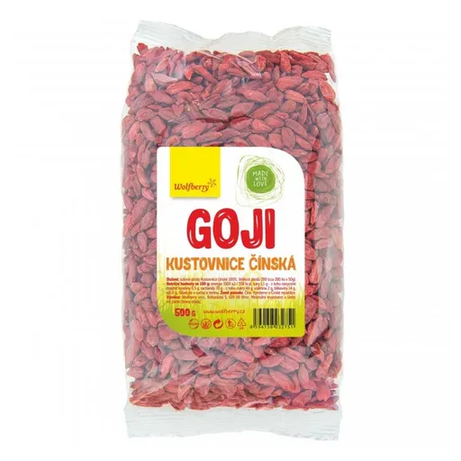 WOLFBERRY Goji Kustovnica čínska 500 g