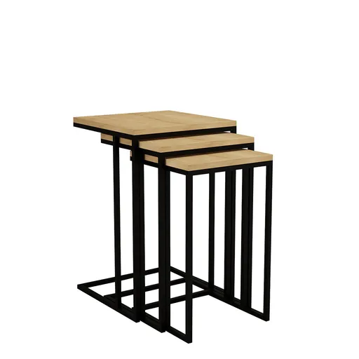 Odkladací stolík Roma Sapphire, 3 ks