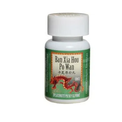 TCM Spláchnutie kôstky slivky Ban Xia Hou Po Wan 081 200 guličiek