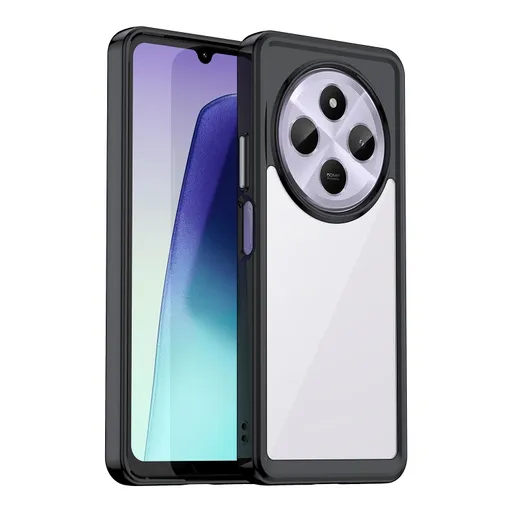 CRYSTAL Ochranný kryt pre Xiaomi Redmi 14C / Poco C75 čierny