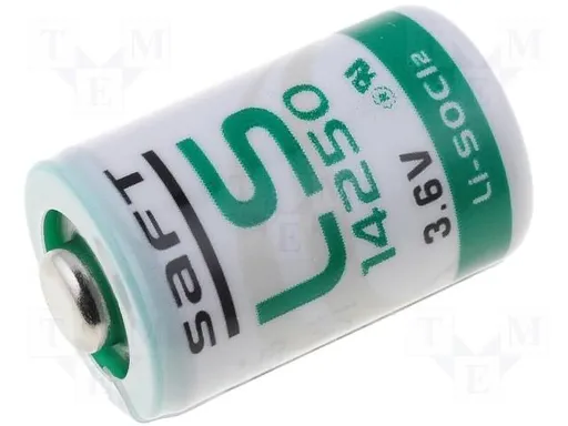 SAFT LS14250 (1/2AA) 3,6 V/1200 mAh