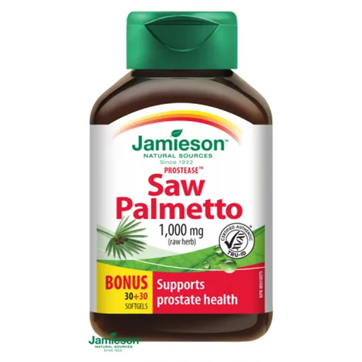 JAMIESON Prostease Saw Palmetto 125 mg na prostatu 60 kapsúl