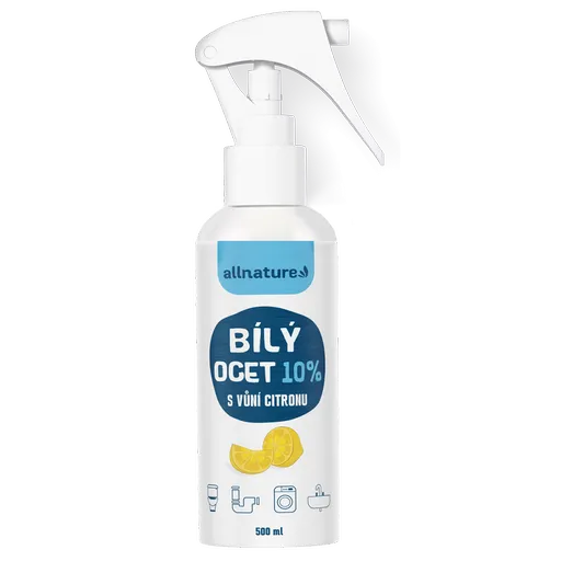 ALLNATURE Biely ocot sprej 10% s vôňou citrónu 500 ml