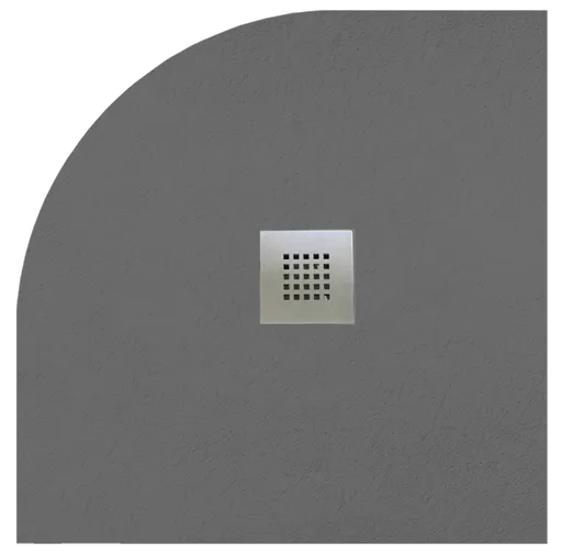 GELCO Sprchová vanička MITIA PMSR90 900x900 sivá profilovaná PMSR90