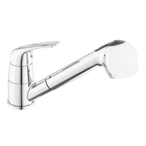 Drezová batéria S-Line Pro s vyťahovacou spŕškou, 2 prúdy chróm SIKOBSLPRO283