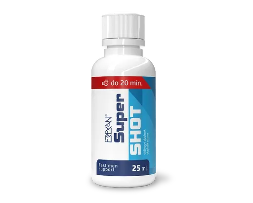 EREXAN Super SHOT drink na podporu erekcie s extra rýchlym účinkom - 25ml