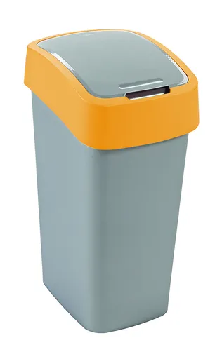 CURVER - Kôš na odpad Flipbin 45l strieborno/oranžová