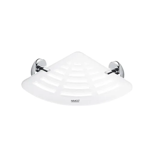 Nimco Unix rohová polička chróm UNX21126