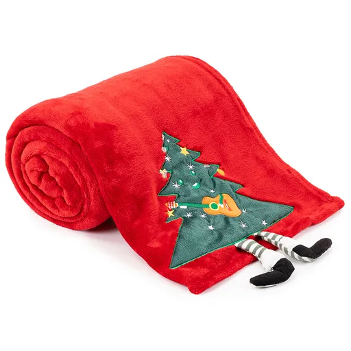 4Home Vianočná deka Merry Christmas tree, 150 x 200 cm