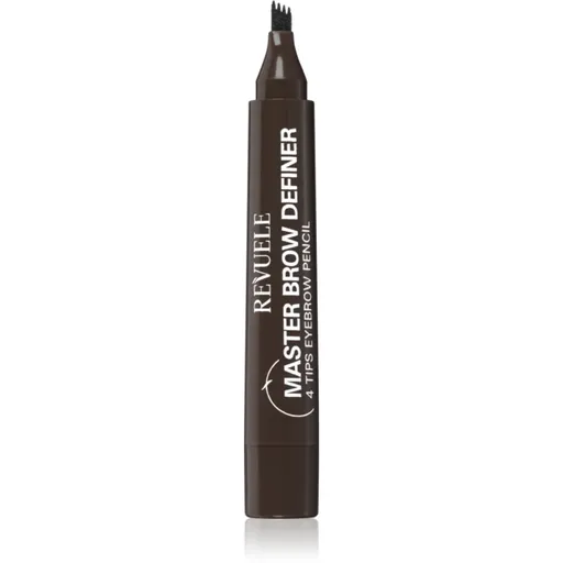 Revuele Master Brow Definer 4 Tips Eyebrow Pencil precízna ceruzka na obočie odtieň Dark 2.2 ml