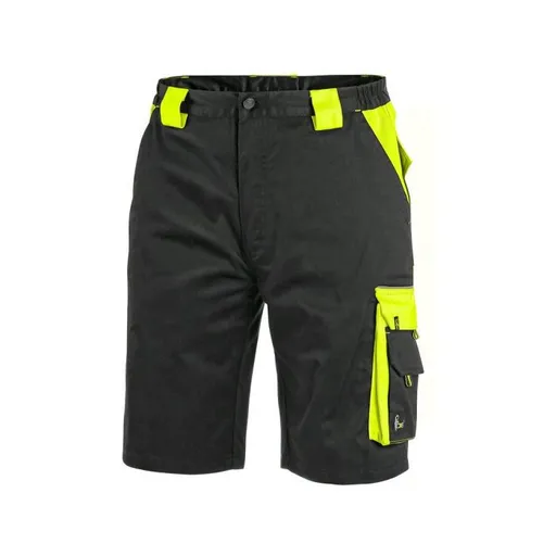 Kraťasy CXS SIRIUS BRIGHTON, pánske, čierno-žlté, veľ. 50