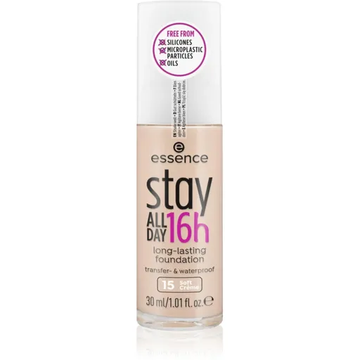 essence Stay ALL DAY 16h vodeodolný make-up odtieň 15 Soft Creme 30 ml