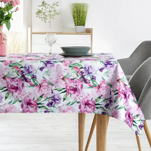 ArtFir Záhradný obrus GARDEN 34G | ružová/fialová 140 x 220 cm