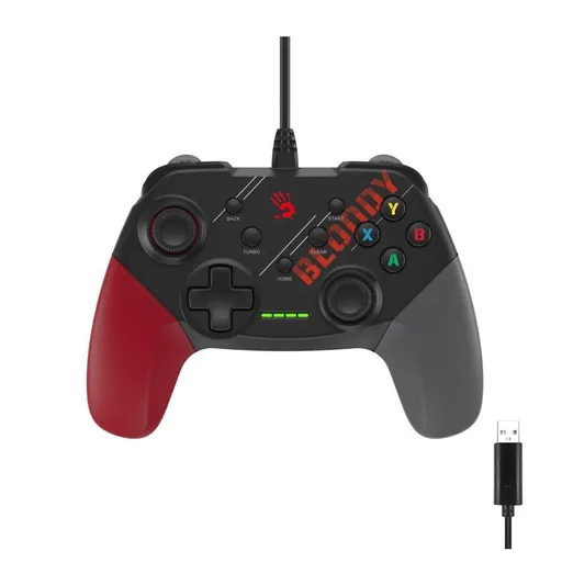 A4tech Bloody GP30, gamepad, USB, čierno-červený