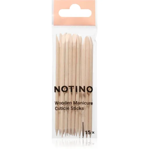 Notino Nail Tools Wooden Manicure Cuticle Sticks drievko na zatláčanie nechtovej kožičky 15 ks